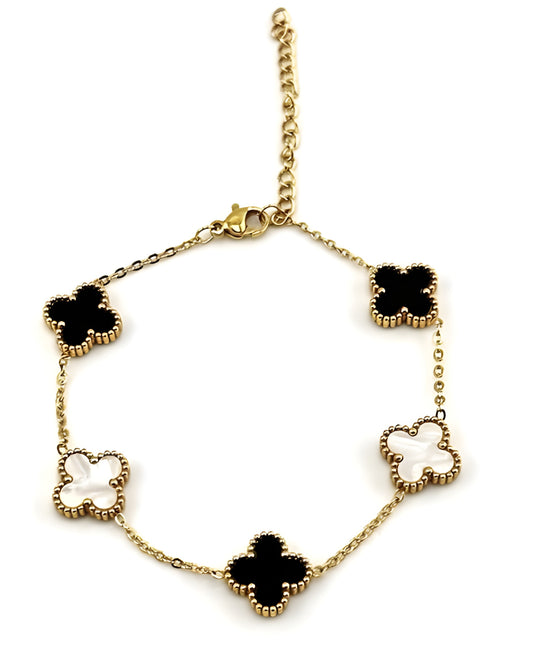 Meadow clover bracelet