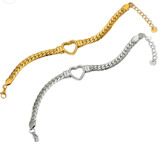 Zenzi heart bracelet