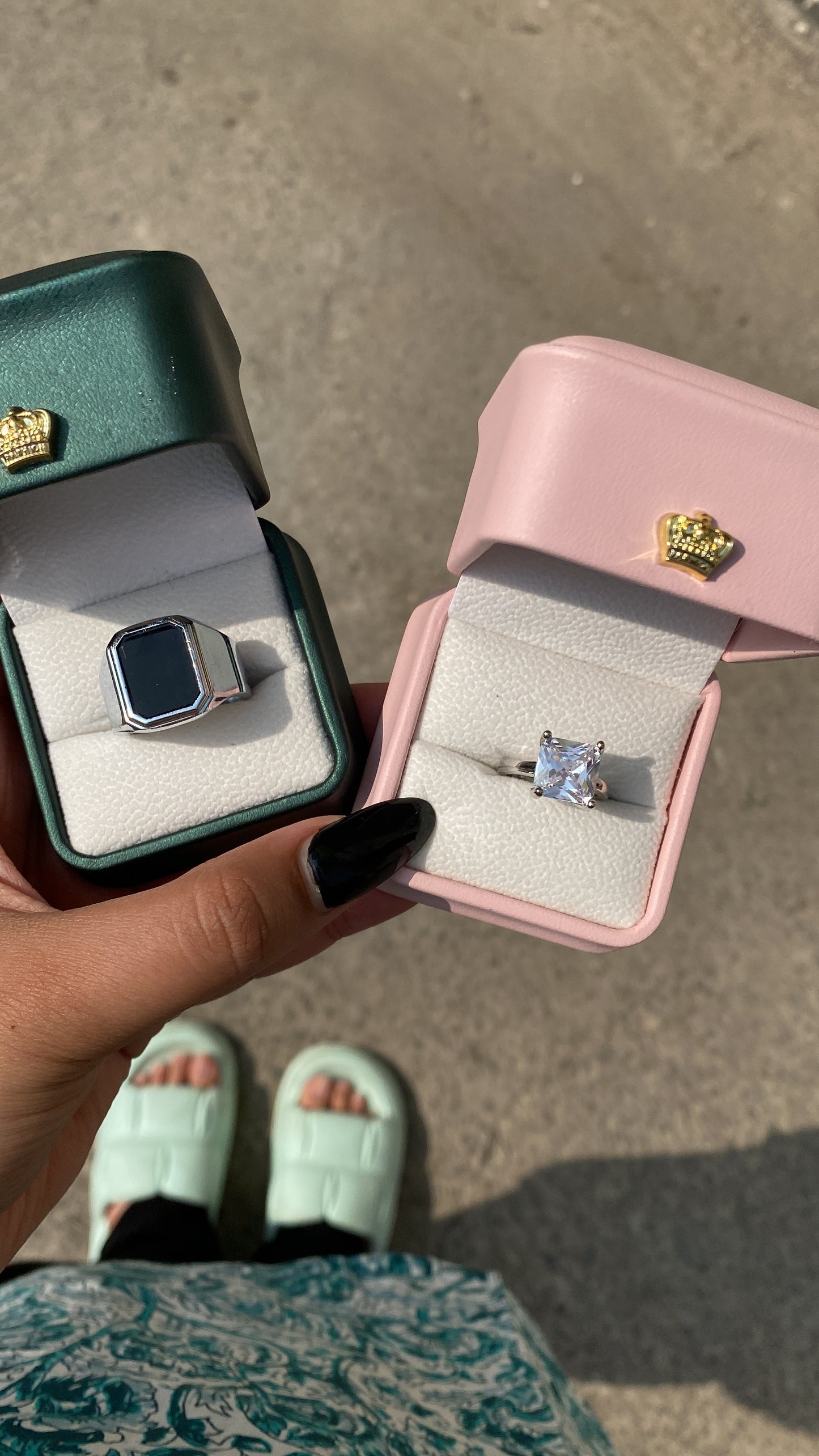 Ivy Couple Ring Set