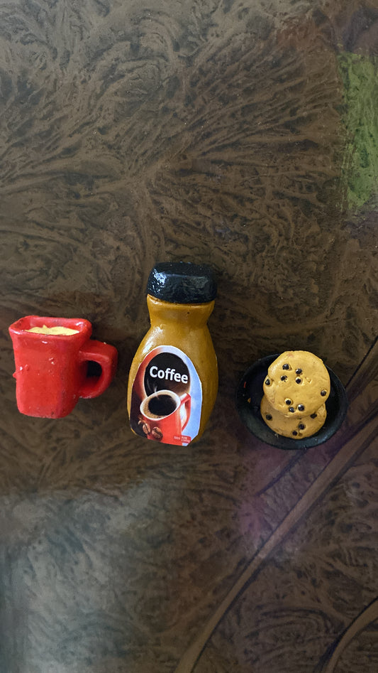 Coffee fridge magnet (set of 3)