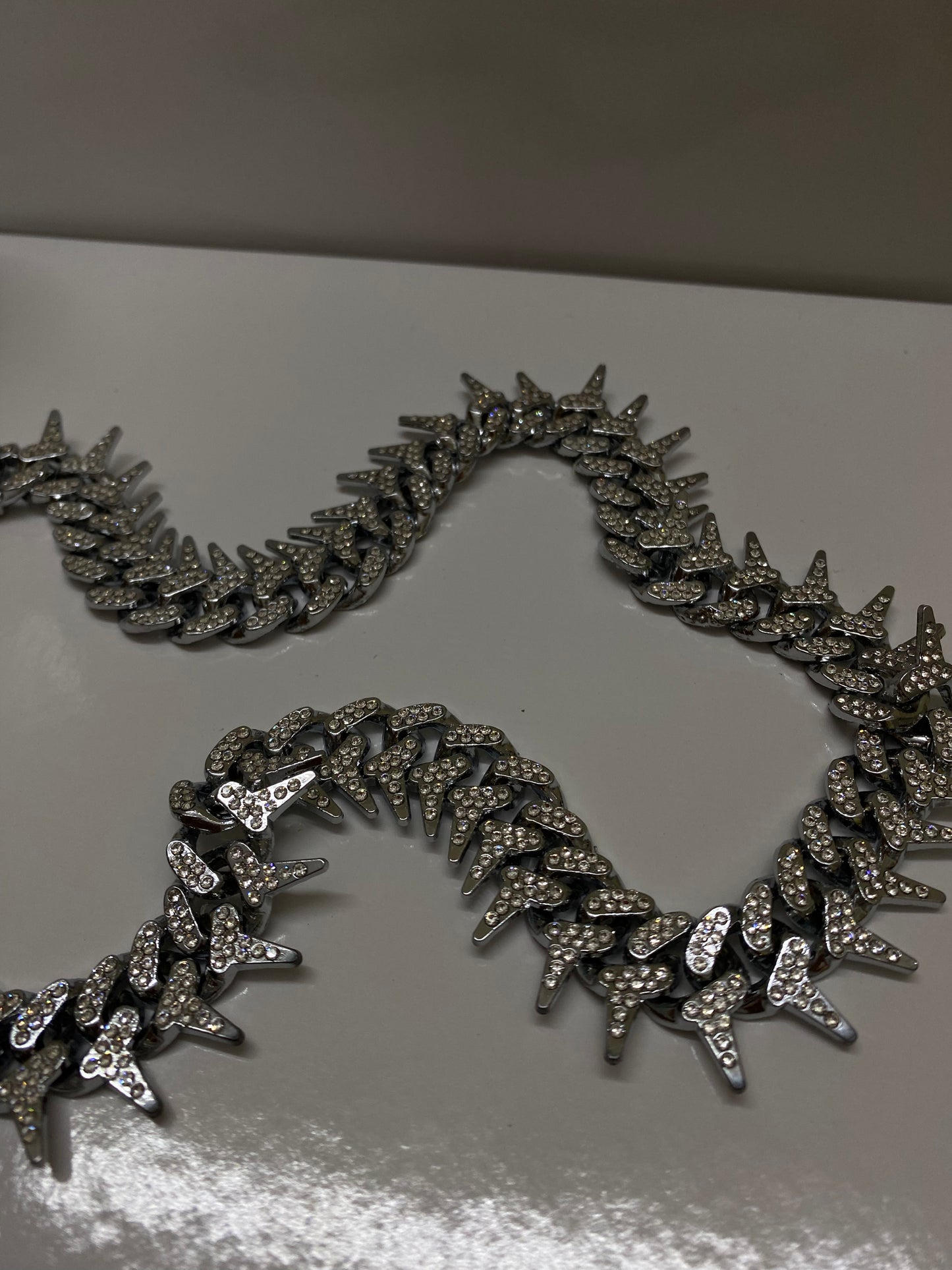 Icy spiky chain