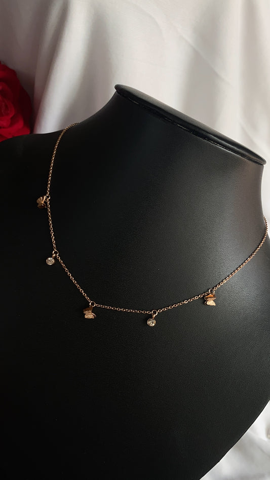 Morpho necklace