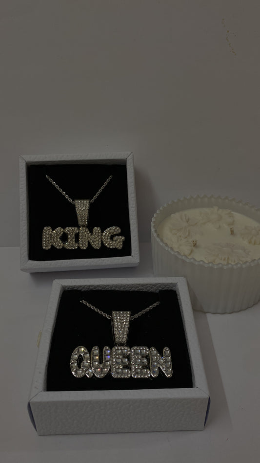 King & Queen Pendent