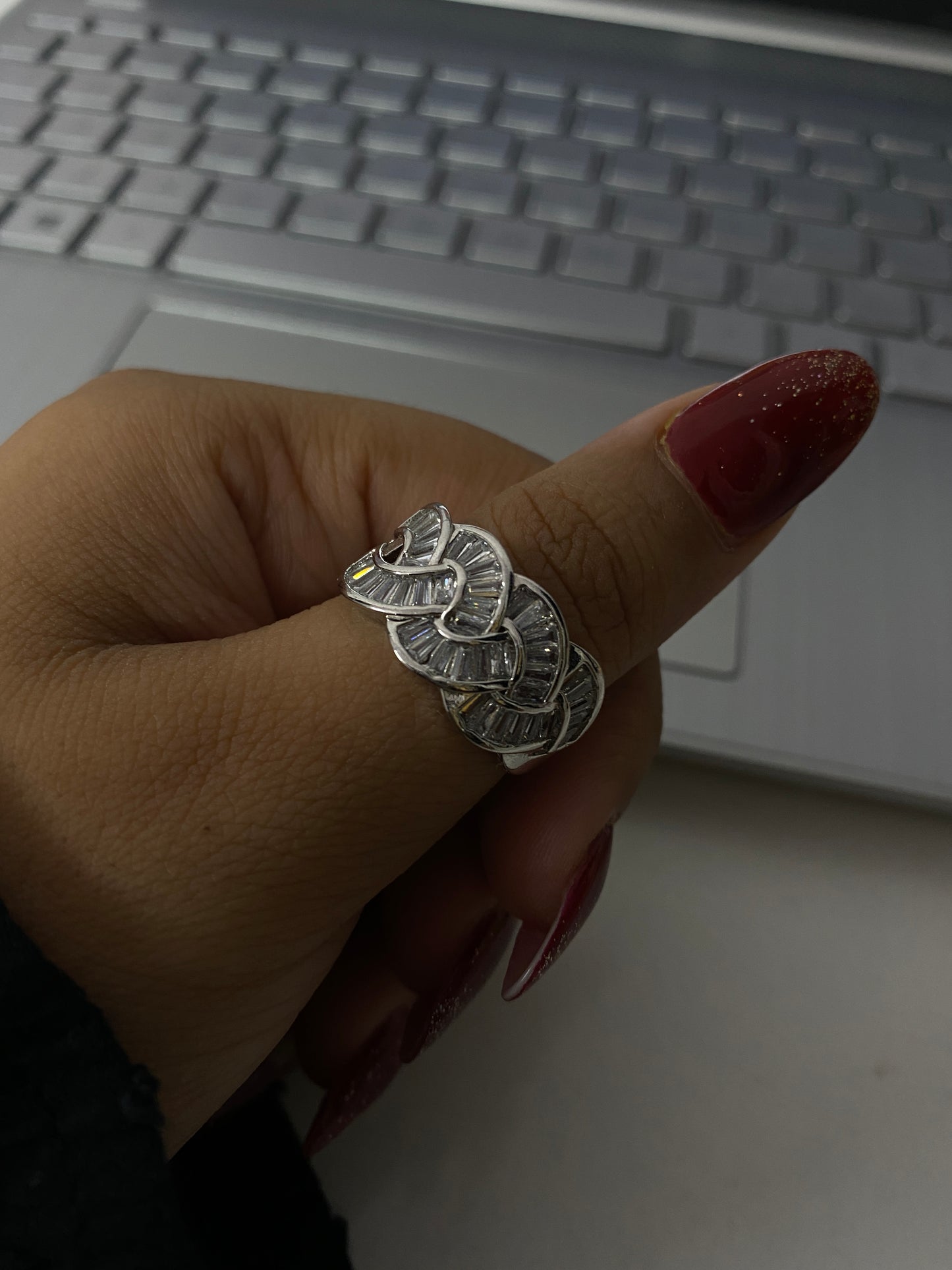 Andrea silver ring