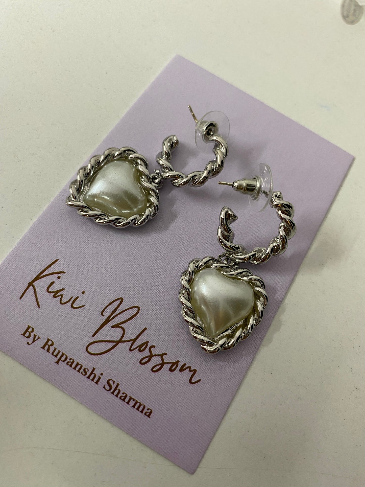 Katty heart earrings