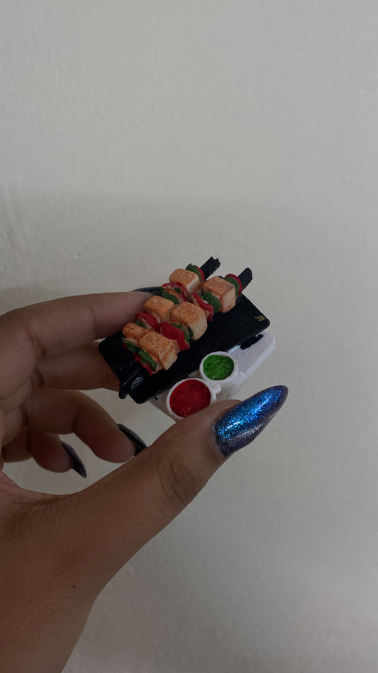 Panner tikka fridge magnet