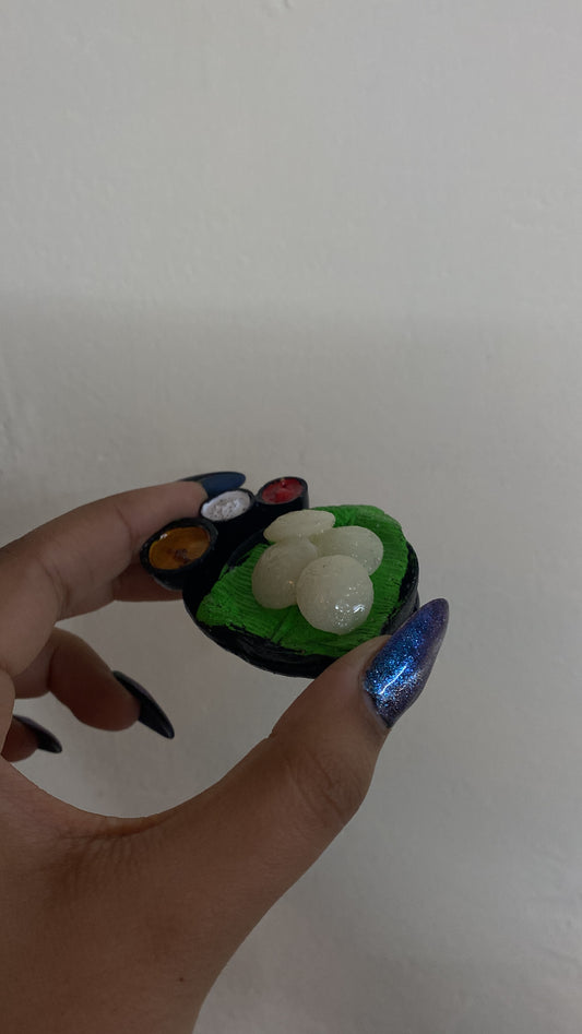 Idli fridge magnet